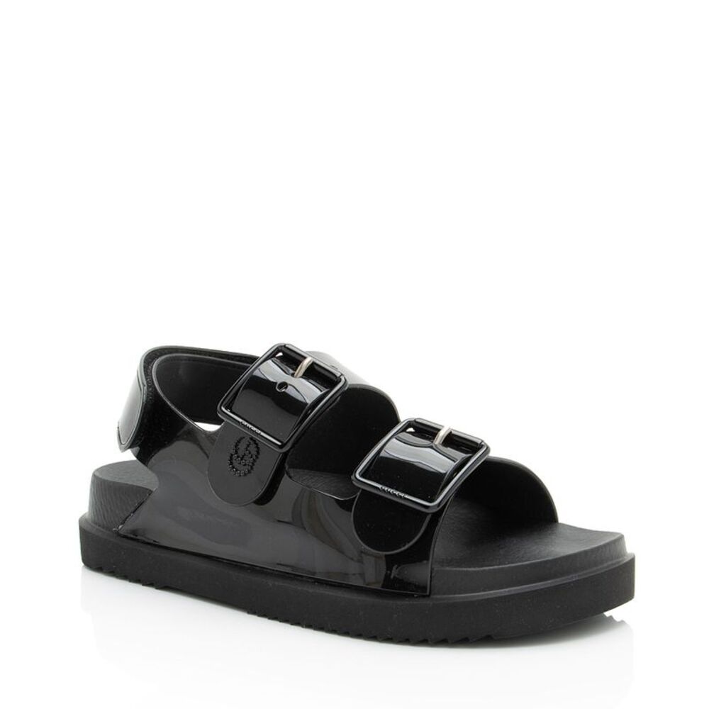 Gucci Rubber Double G Dad Sandals - Size 7 / 37